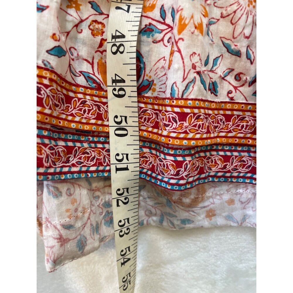 Poupette St Barth Carine Maxi Dress S Floral Halter Tiered Pockets Cottagecore - Picture 10 of 16